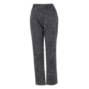 Calvin Klein Dark Blue Printed Ankle Casual Career Dress Pants